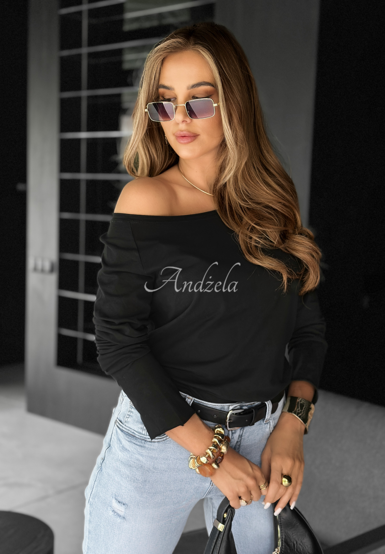 Oberteil longsleeve Not Available Schwarz