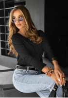 Bluse longsleeve Not Available Schwarz