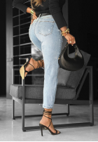 Hose Jeans Mom fit Didn't Notice Blau