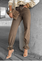 Hose Jeans straight Chase The Vibe Mokkafarben