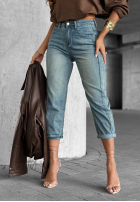 Jeanshose mom fit You Never Asked  Blau