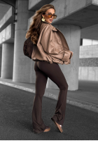 Skórzana Jacke Benjamin Hill Beige