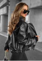 Skórzana Jacke Benjamin Hill Schwarz