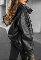 Skórzana Jacke Benjamin Hill Schwarz
