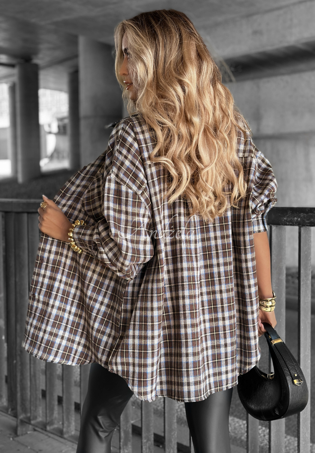 Kariertes Hemd New Hanover Grau