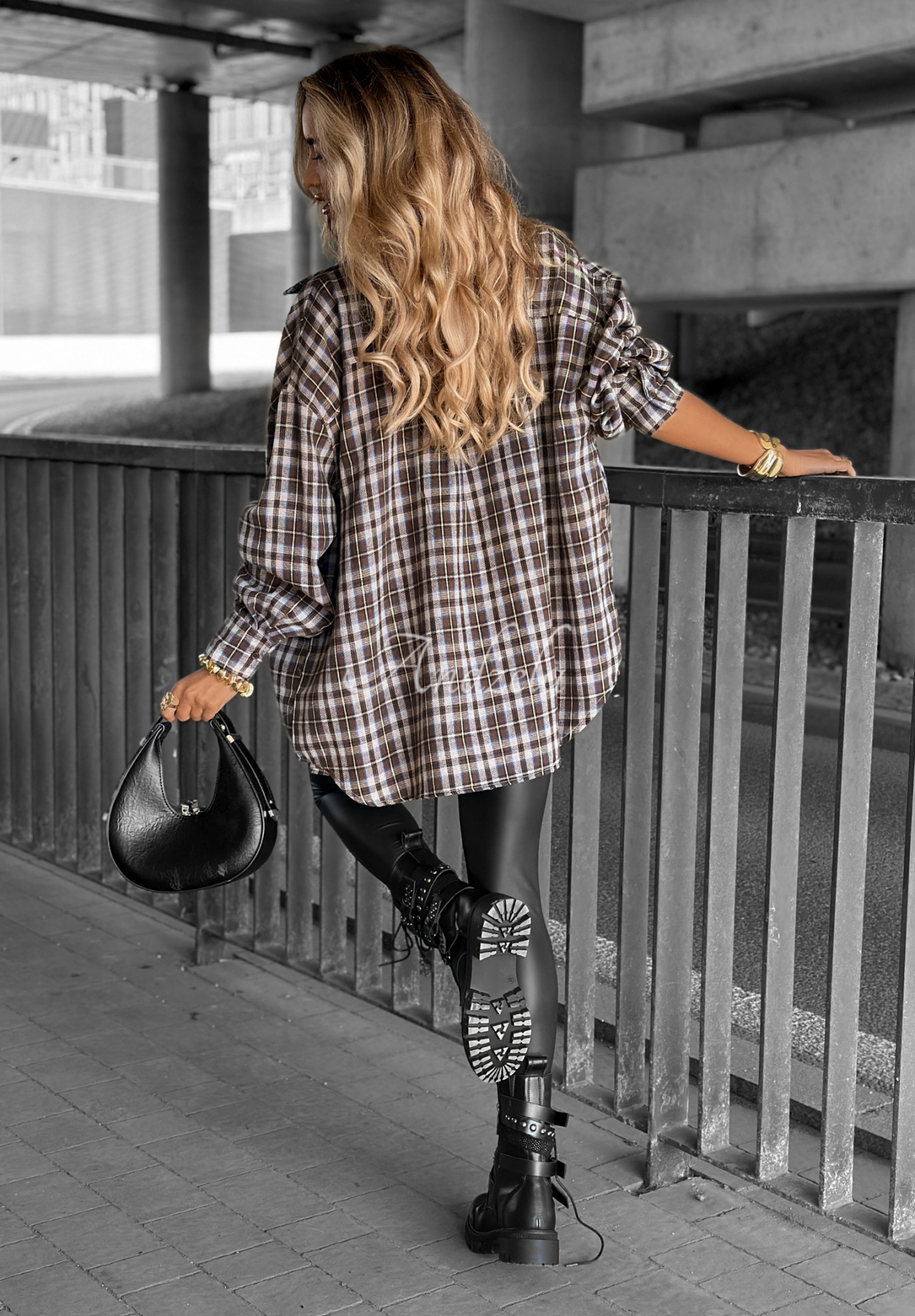 Kariertes Hemd New Hanover Grau