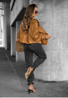Zamszowa Jacke Talk About It Camel