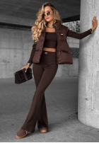 Leggings dzwony Your Best Shape Schokoladenbraun