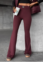 Leggings dzwony Your Best Shape Burgund