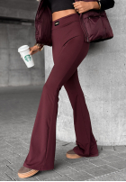 Leggings dzwony Your Best Shape Burgund