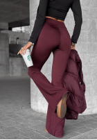 Leggings dzwony Your Best Shape Burgund