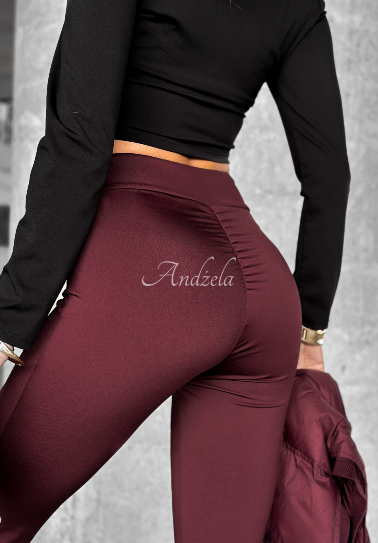 Ausgestellte Leggings Your Best Shape Burgund