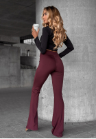 Leggings dzwony Your Best Shape Burgund