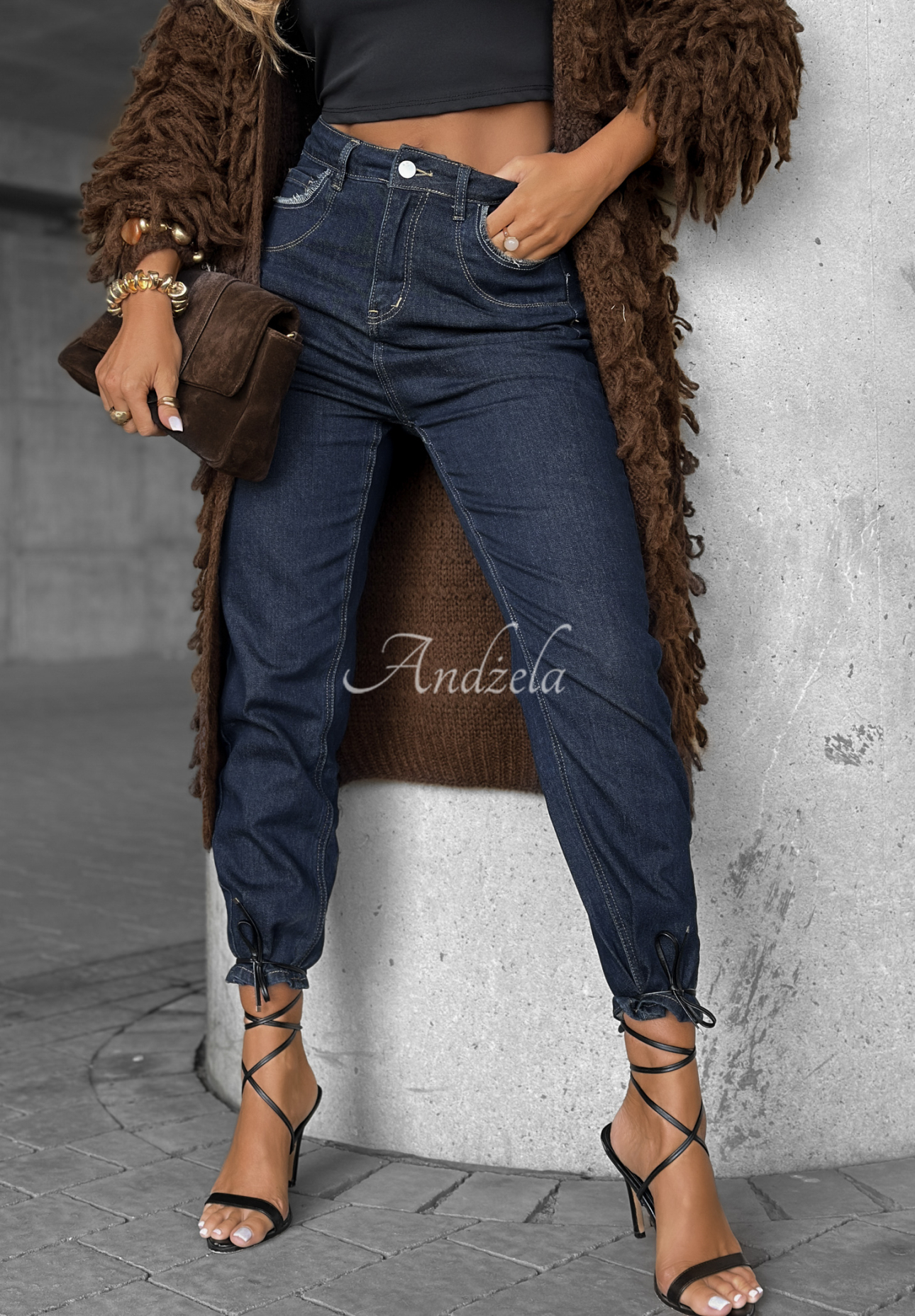 Jeanshose mom fit My Better Side Dunkelblau