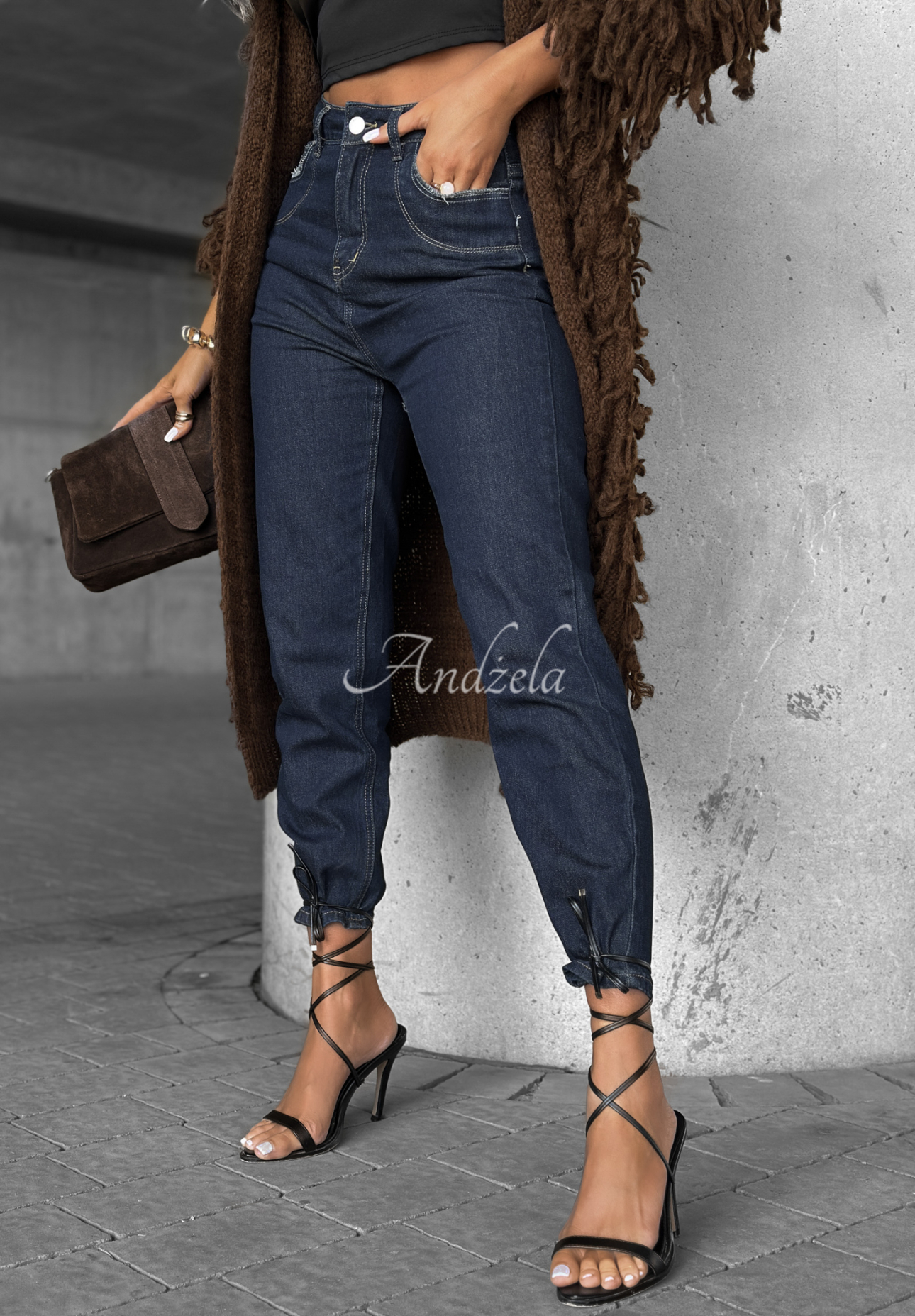 Jeanshose mom fit My Better Side Dunkelblau