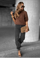 Pullover alpaka Cuddle Clouds Schokoladenbraun