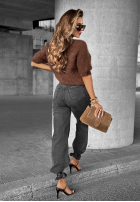 Sweter alpaka Cuddle Clouds czekoladowy