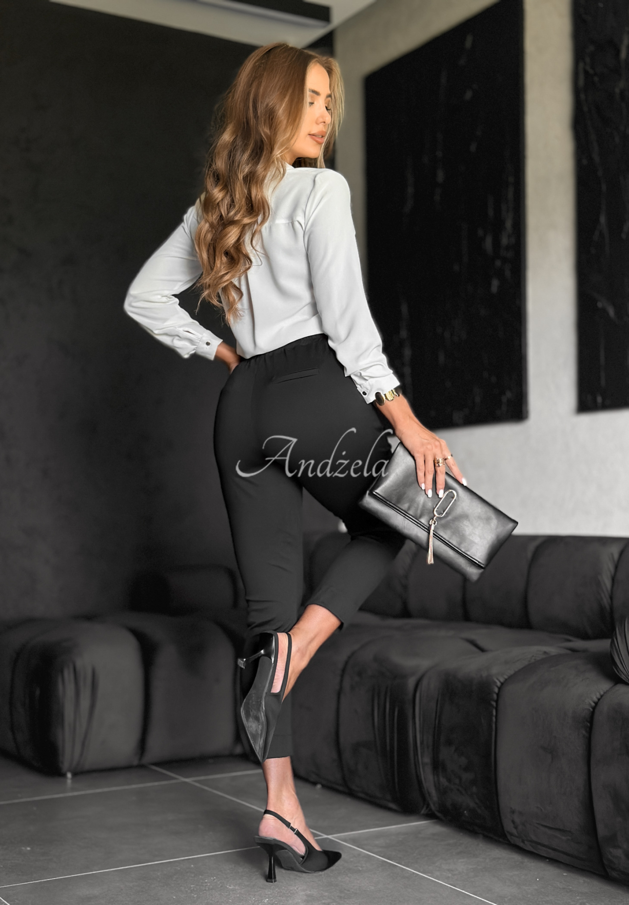 Stoffhose New Mood Schwarz