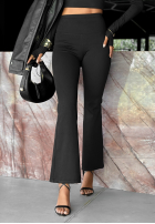 Ausgestellte Leggings No More Waiting Schwarz
