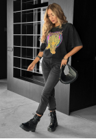 T-Shirt z nadrukiem Rock Angel Grau