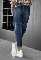 Hose Jeans mom fit Live Fearless dunkelblau