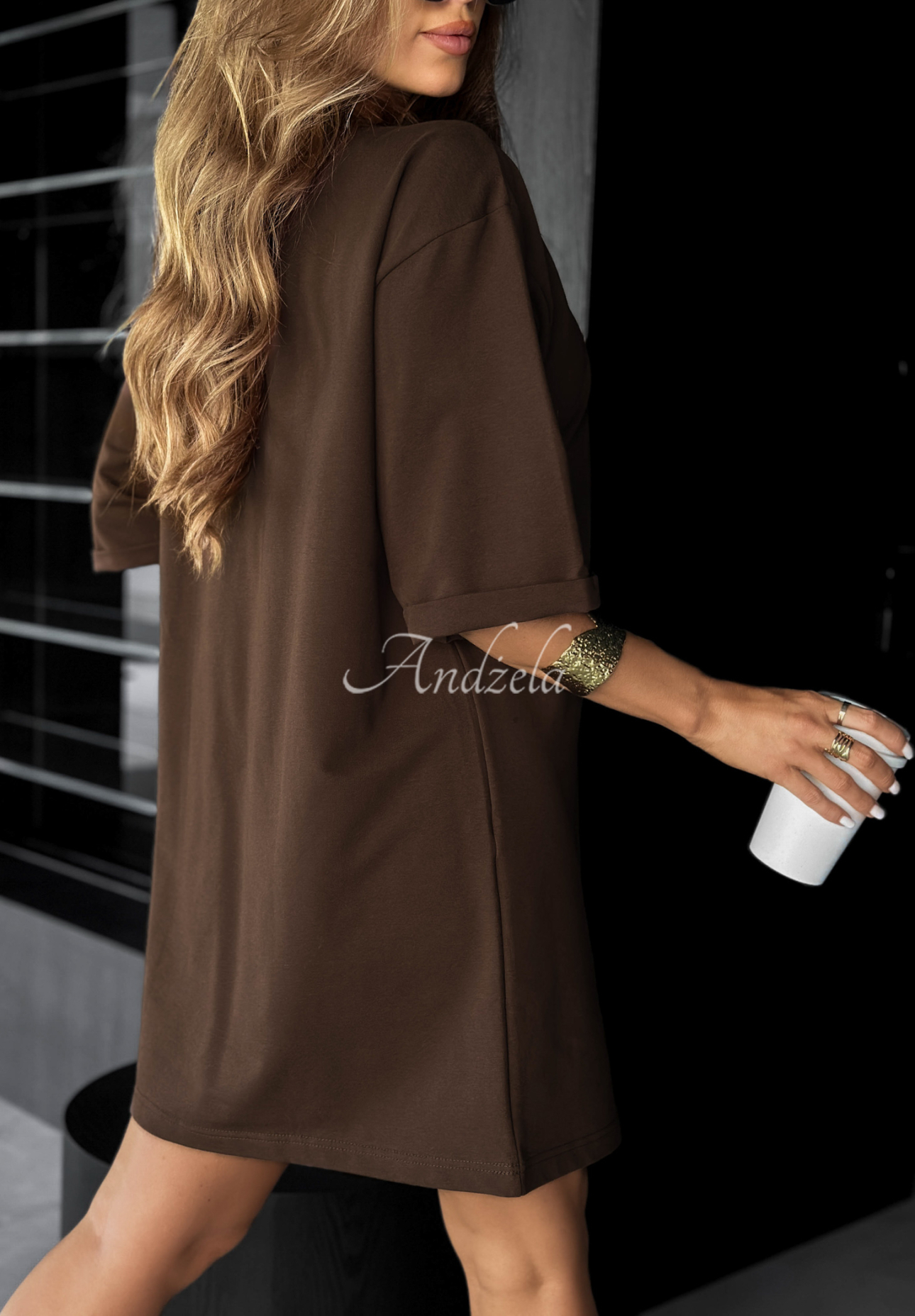 Long T-shirt Daily Look chocolate