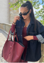 Leggings Glow Up Burgund