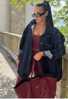 Hemd Jeans La Milla Don’t Say Maybe Dunkelblau