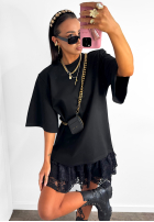 T-Shirt La Milla When You Look Schwarz