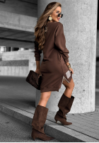 Kleid dresowa Ultimate Schokoladenbraun