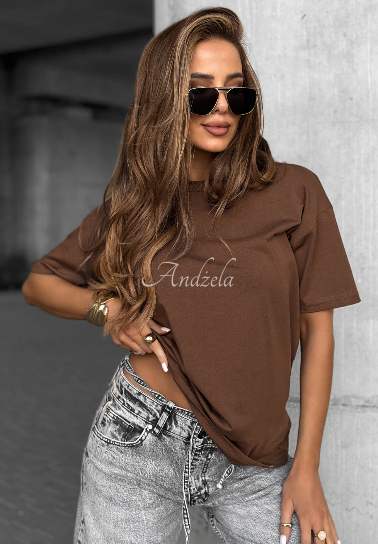 T-Shirt Made For You Schokoladenbraun