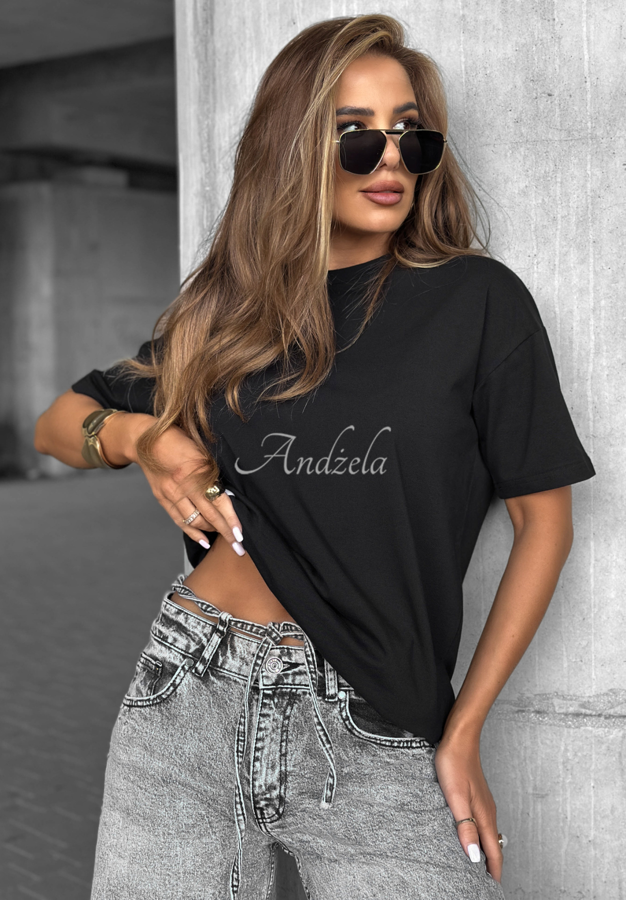 T-Shirt Made For You Schwarz