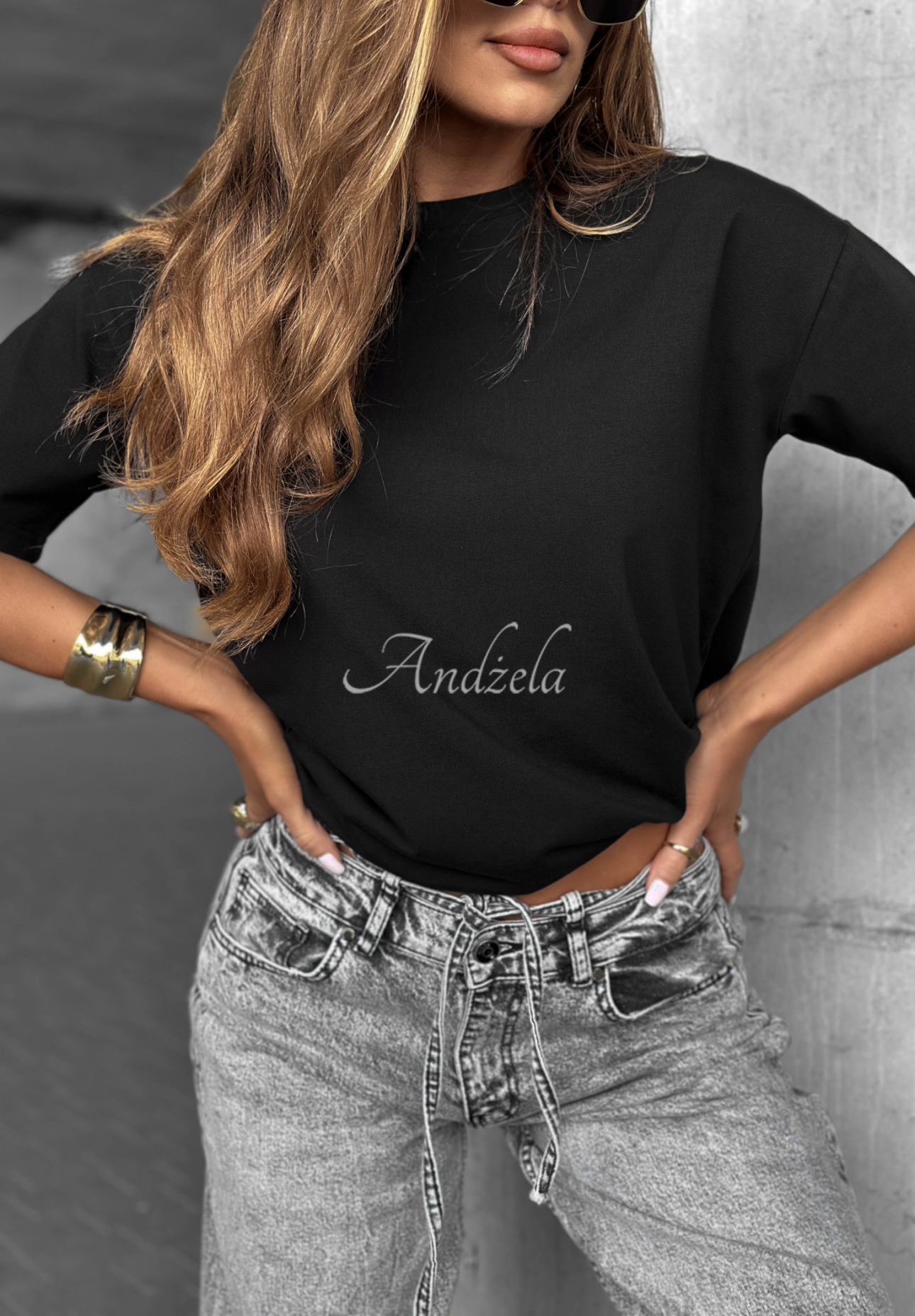T-Shirt Made For You Schwarz