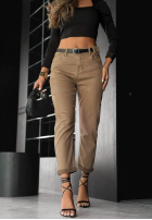 Hose Jeans z paskiem Out Of Context Beige