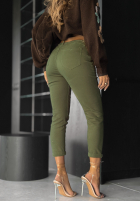 Hose Jeans z paskiem Don’t Expect Much Khaki