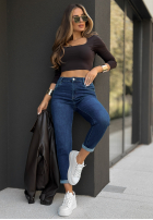 Hose Jeans z paskiem Heard That Before dunkelblau