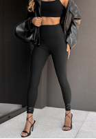 Prążkowane Leggings Better Me Schwarz