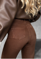 Hose Jeans straight Chase The Vibe Schokoladenbraun