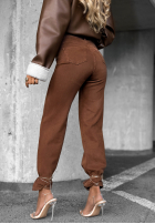 Hose Jeans straight Chase The Vibe Schokoladenbraun
