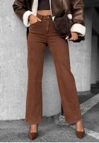 Hose Jeans straight Chase The Vibe Schokoladenbraun