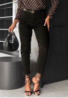 Hose Jeans z paskiem skinny It's Not About You Schwarz