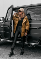 Puchowa Jacke oversize September Schokoladenbraun II