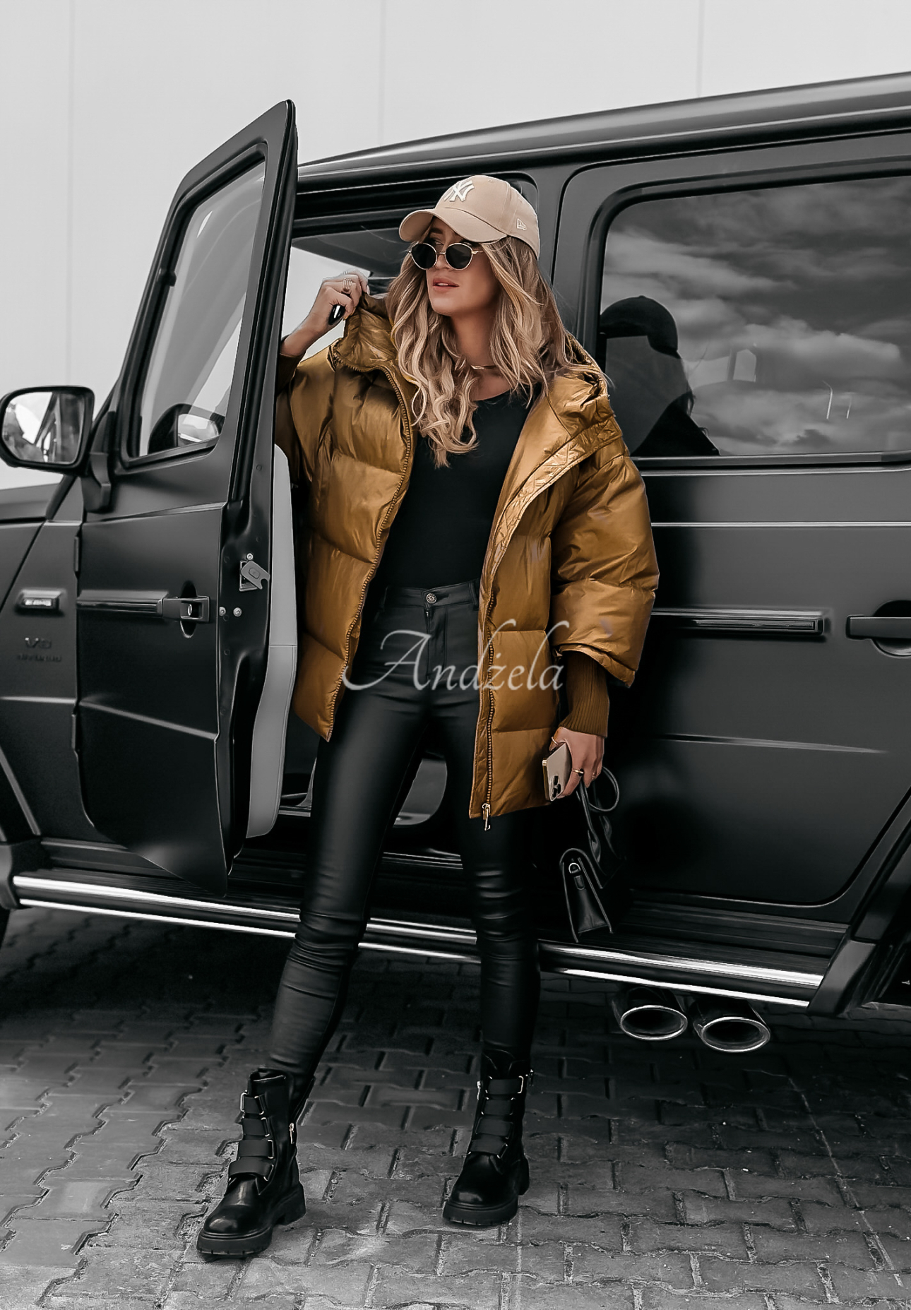 Oversize Steppjacke September Schokoladenbraun II