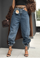 Hose Jeans z paskiem Write Your Story Blau