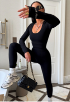 Wiskozowe Leggings La Milla Glow Up Schwarz