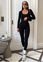 Wiskozowe Leggings La Milla Glow Up Schwarz