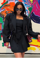 Krótka Blazer La Milla Always You Want Schwarz
