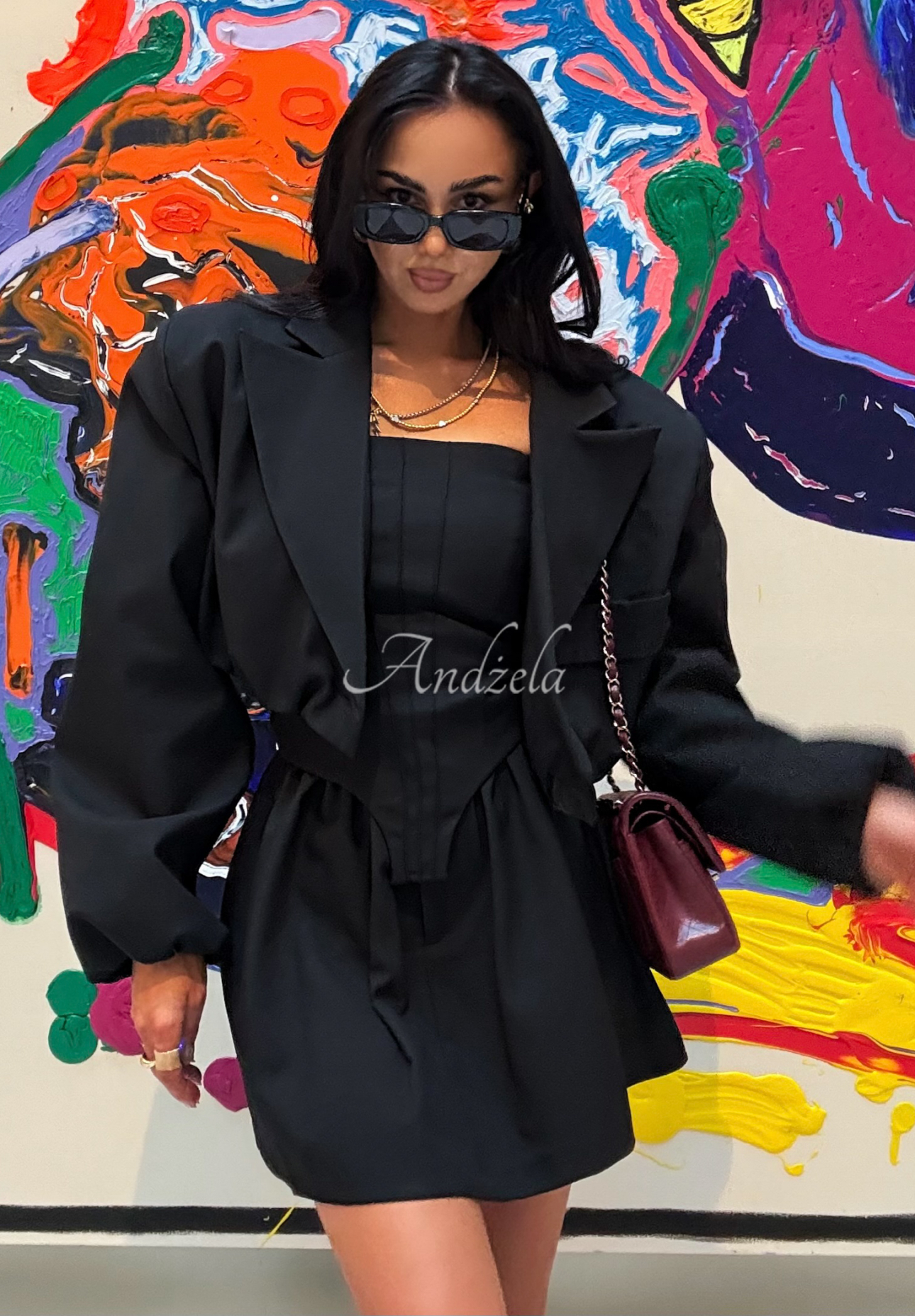 Kurzer Blazer La Milla Always You Want Schwarz