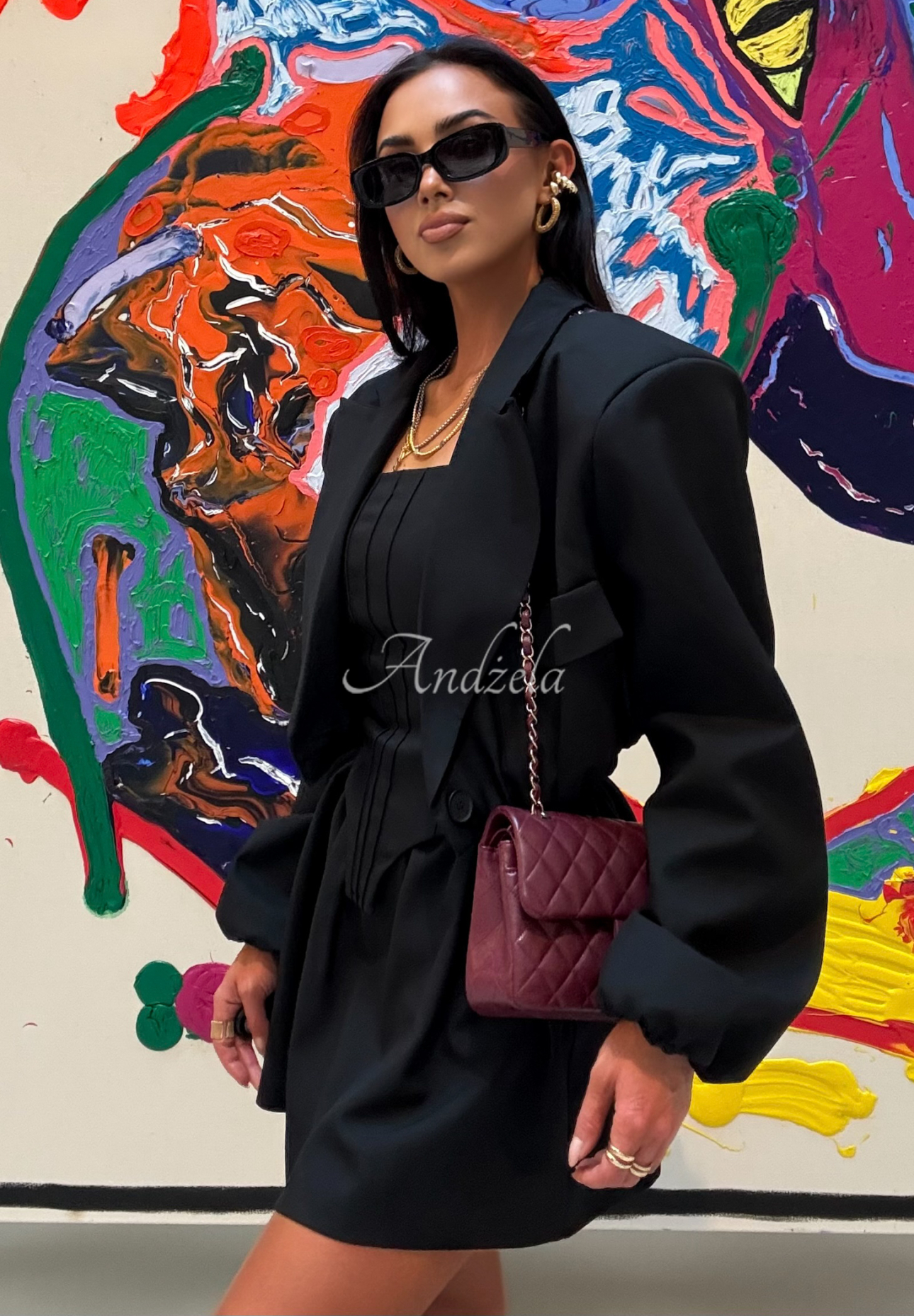 Kurzer Blazer La Milla Always You Want Schwarz