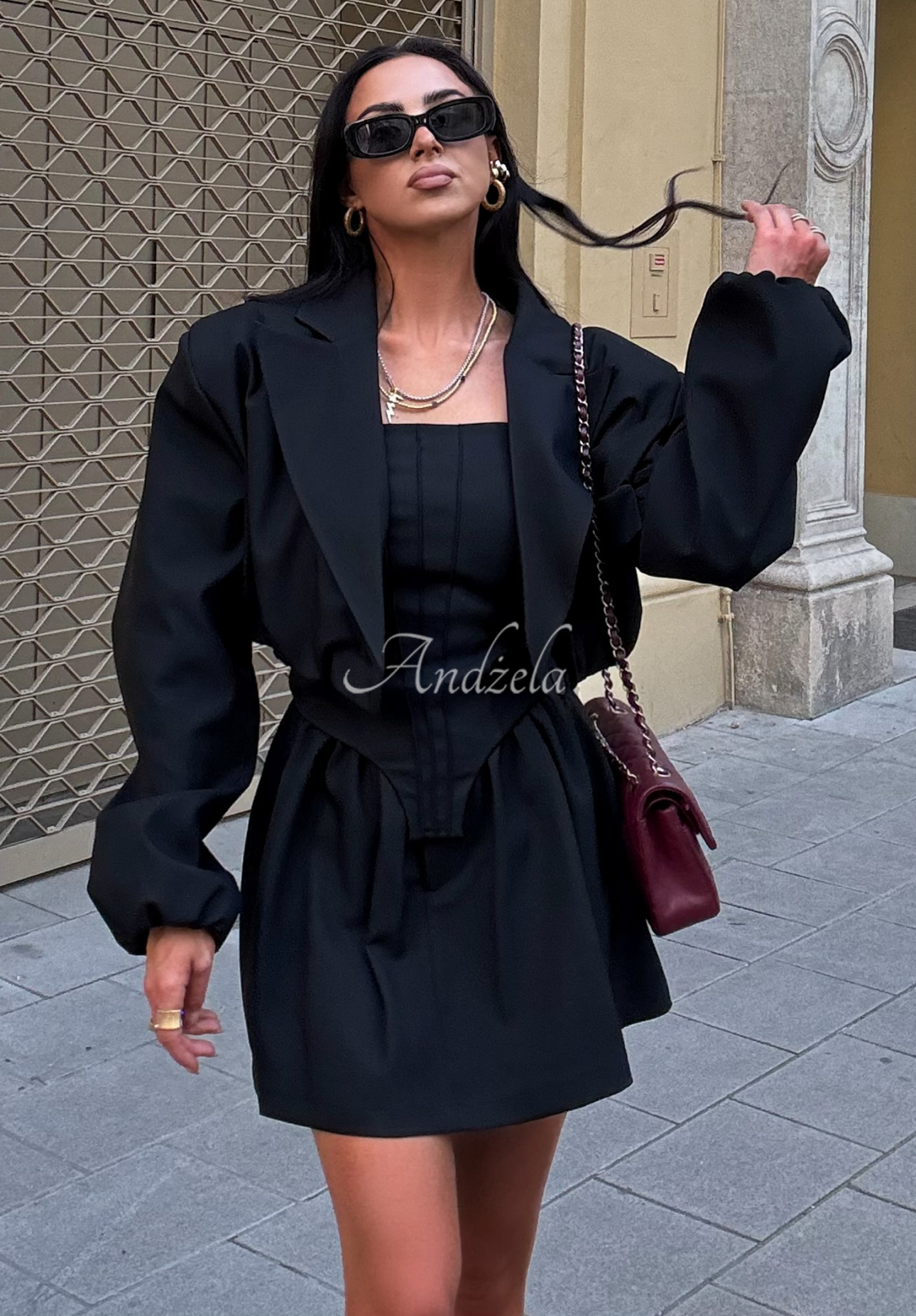 Kurzer Blazer La Milla Always You Want Schwarz